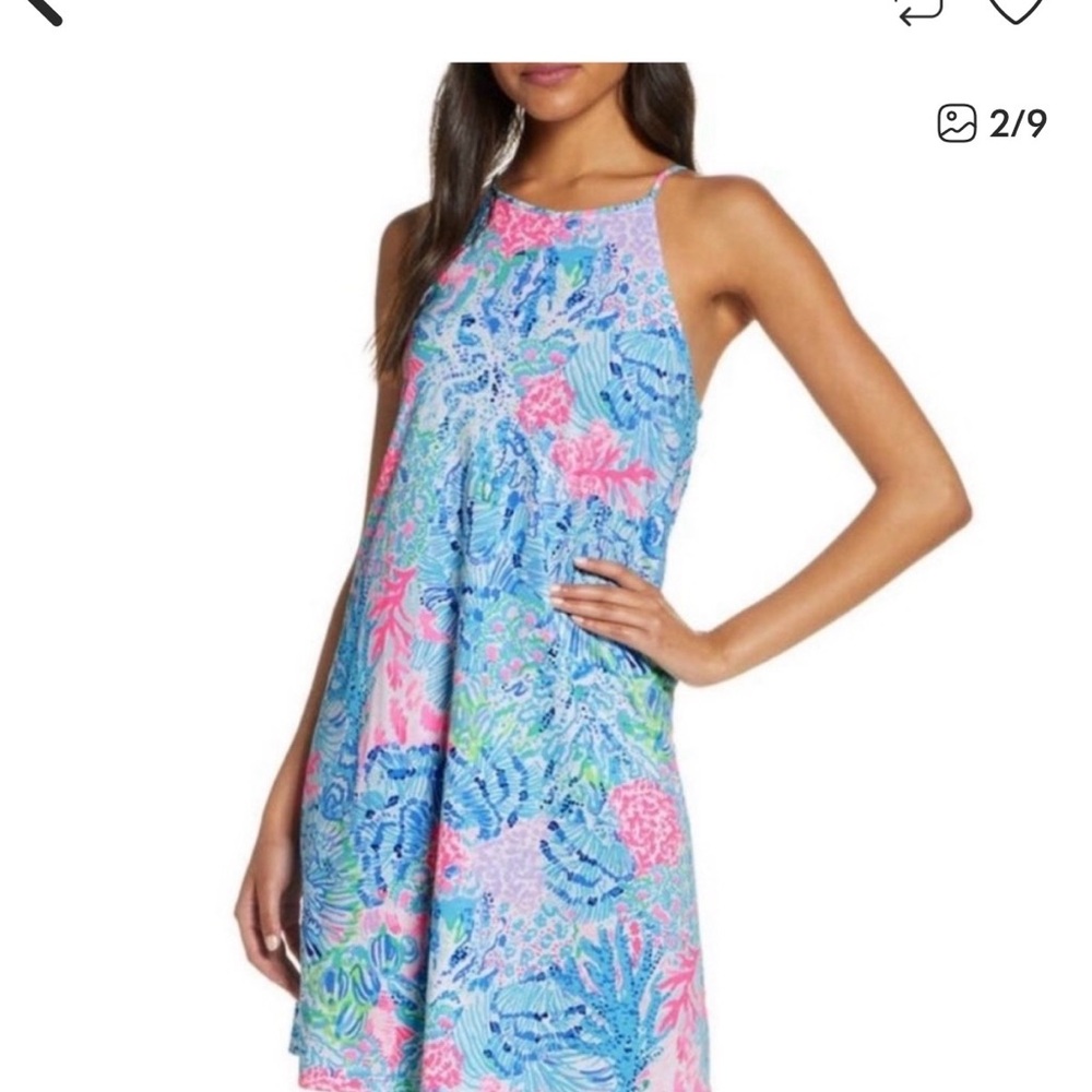 Lilly Pulitzer Mermaid Cove Margot Stretch Tassel Dress